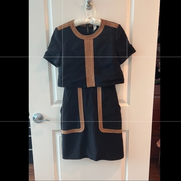 Toccin Black Faux Suede Sheath - Picture 3 of 16